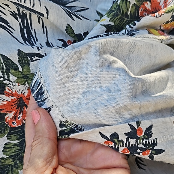 Alexander Julian Colours Mens Multicolor Hawaiian All-Over Print T-Shirt Size XL - Picture 7 of 7